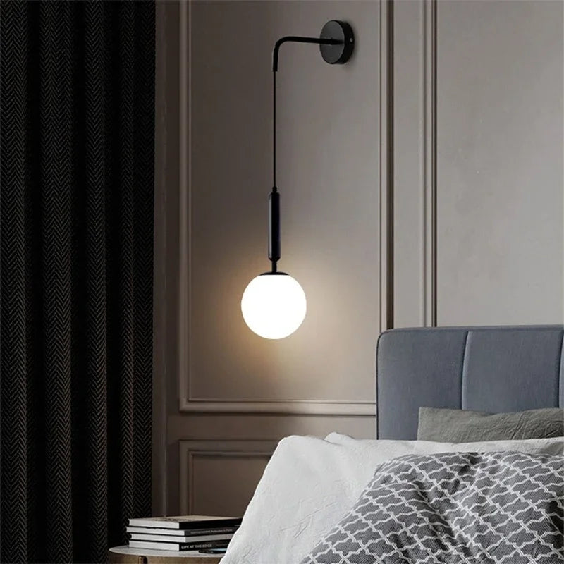 Decorbites™ Elegante Glas-Wandleuchte für Wohnzimmer Schlafzimmer LED-Beleuchtung