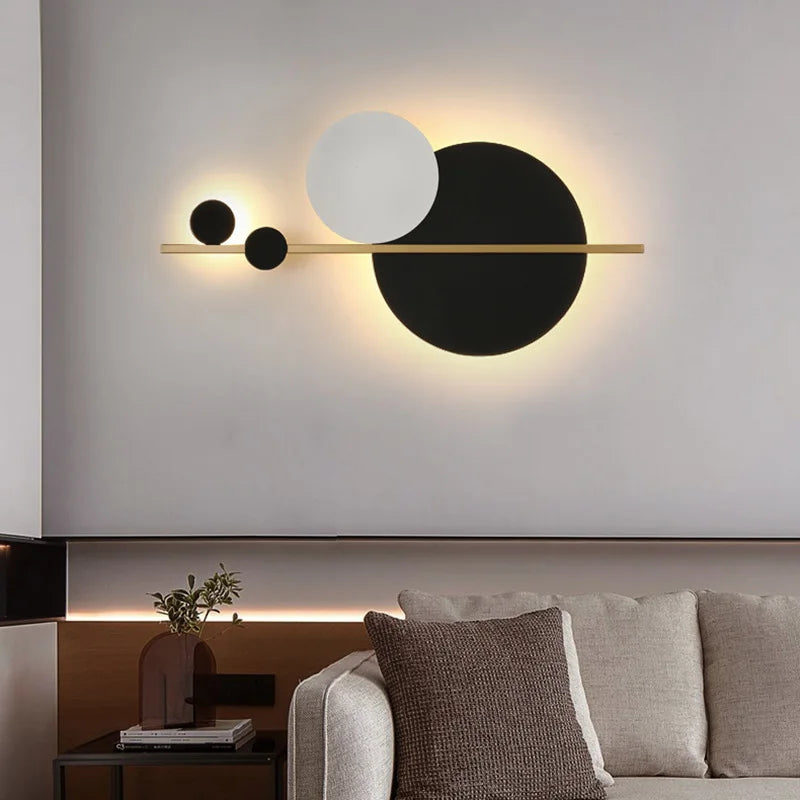 Decorbites™ LED-Wandleuchte: Nordisch minimalistisch modernes Schlafzimmer Wohnzimmer Sofa-Hintergrund-Kunstwerk