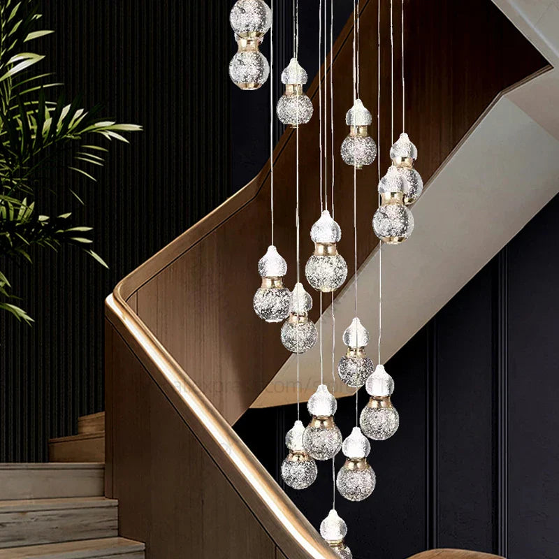 Decorbites™ Kürbisgeformte LED-Hängeleuchte für modernes minimalistisches Wohnzimmer