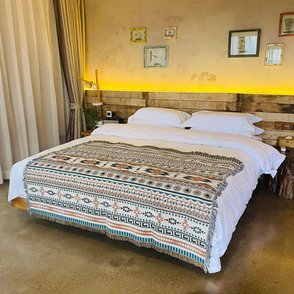 Decorbites™ Gemütliche Nordische Campingdecke und Sofabezug – Boho Outdoor-Linedecke für Heim- und Hoteldekoration
