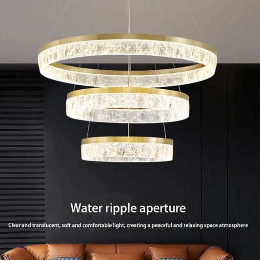 Decorbites™ Gold LED-Kronleuchter für elegante Einrichtung im Zuhause und Hotel