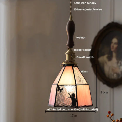 Decorbites™ Bunte Glas Tiffany-Stil LED-Hängeleuchte, moderne Hängelampe