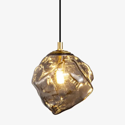 Modern Lava Sculptural FRP Pendant Light