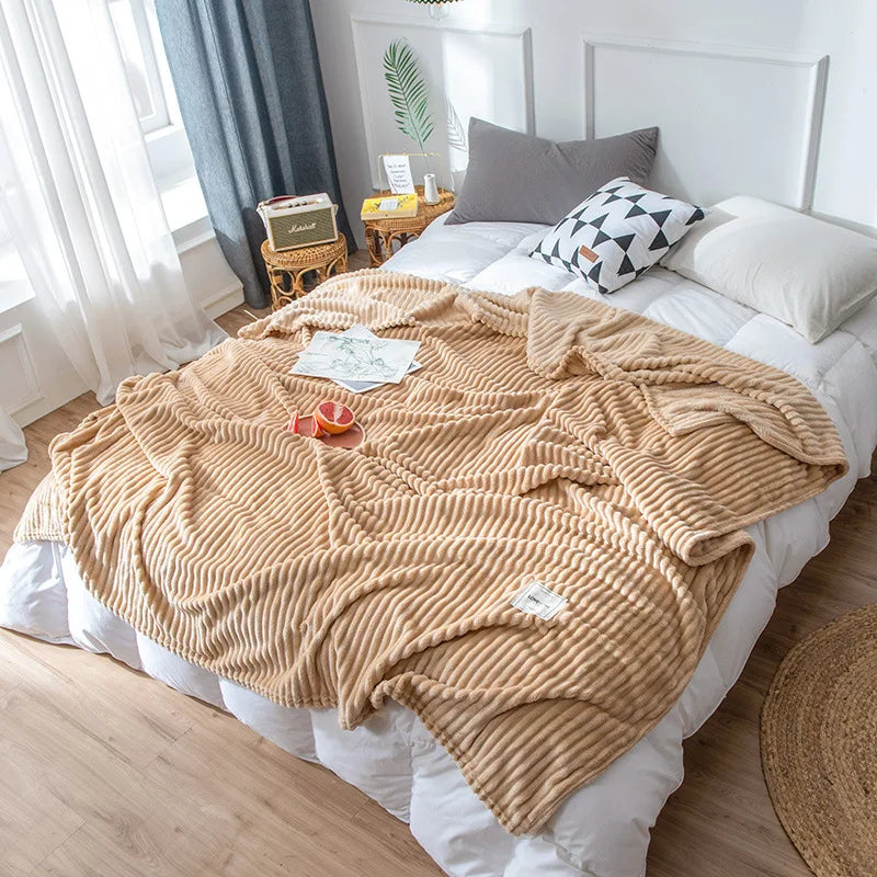 Decorbites™ Kuschelumarm-Decke - Weiche Sweatshirt-Wurfdecke für Sofa & Bett