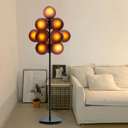 Decorbites™ Glas-Blase-Bodenleuchte: Moderne nordische LED-Beleuchtung für Wohnzimmer und Schlafzimmer