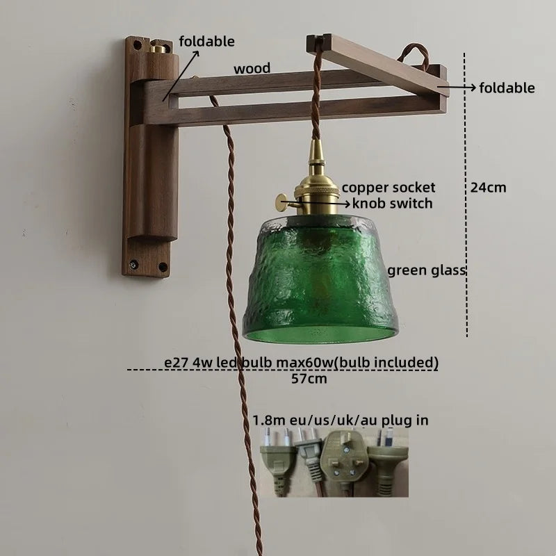 Decorbites™ Klares Glas LED Wandleuchte Moderne Treppenbeleuchtung Heimdekoration