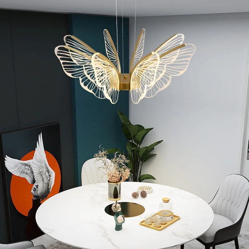 Modern Butterfly Chandelier Set