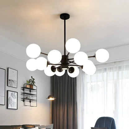 Decorbites™ Glas-Kugeln-LED-Kronleuchter für Schlafzimmer und Esszimmer