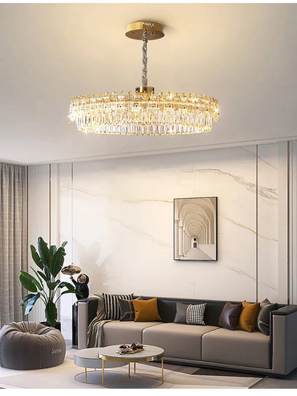 Decorbites™ Doppelkristall-Deckenleuchter: Moderne Luxus-Home-Dekoration für das Wohnzimmer