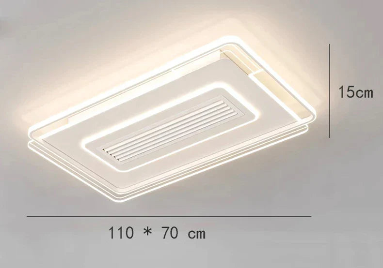 Decorbites™ Kinderzimmer-Deckenventilator mit Fernbedienung & Licht - Moderner blattloser LED-Ventilator
