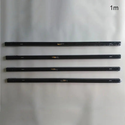 Decorbites™ Decken-Schienen-Verbindungs-Set: Schwarz/Weiß, Gerade/Kreuz, 0,5 m/1 m, 2-adrig