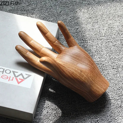 Decorbites™ Handflächenskulptur aus Harz Dekorationshandwerk Charakterstatue Raumdekoration