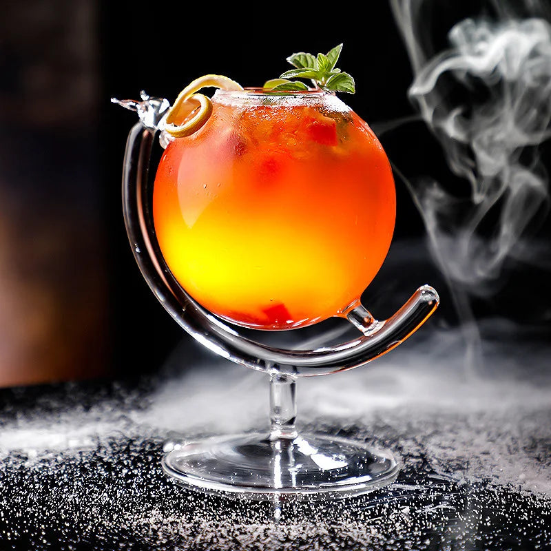 Borosilicate Bubble Martini Glass
