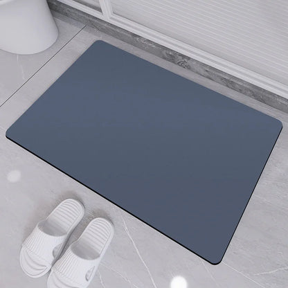 Decorbites™ Diatomeenerde-Badteppich: Super saugfähige rutschfeste Matte für Badezimmer & Toiletten
