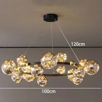Decorbites™ Kristall-Leuchter: Moderne Treppen-Pendantlampe für Wohnzimmer, Innenbeleuchtung
