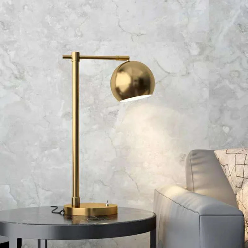 Decorbites™ Gold Vintage Industrieller Schreibtischleuchte LED Nachttischlampe