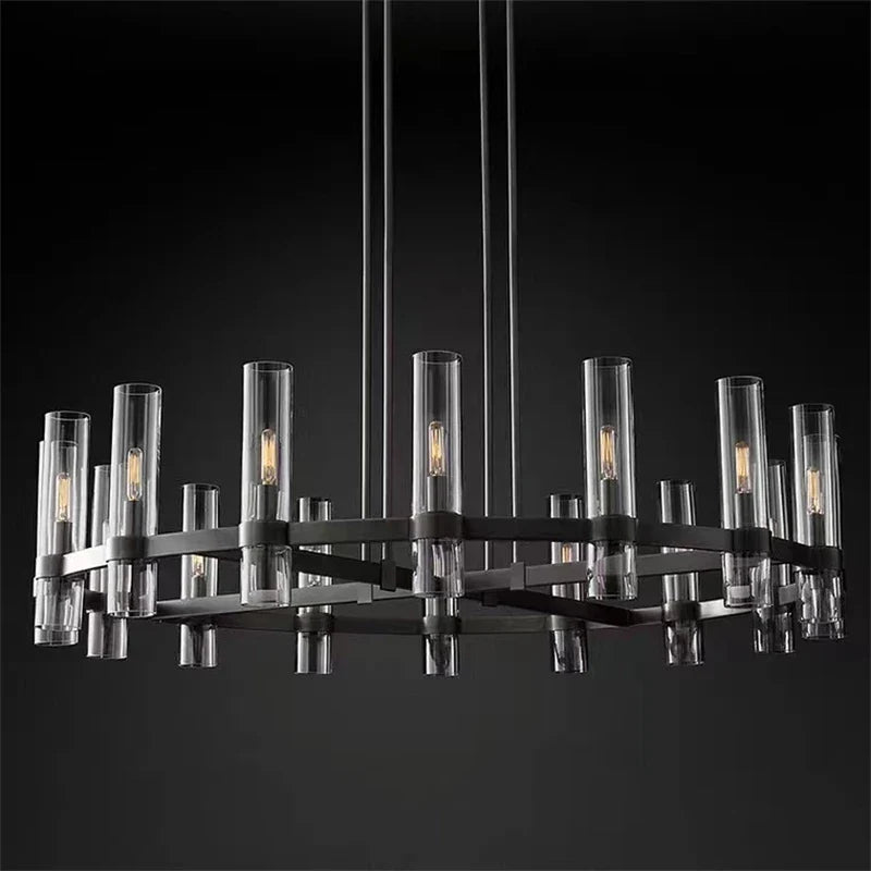 Decorbites™ Glas-Hängelampe mit E14 LED, Chrom-Finish, Retro-Design