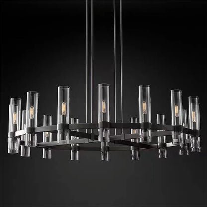Decorbites™ Glas-Hängelampe mit E14 LED, Chrom-Finish, Retro-Design