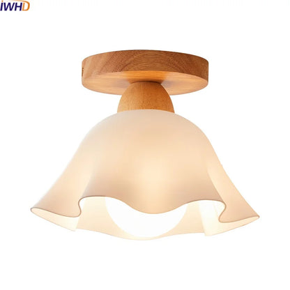 DecorBites™ LED Wood Acrylic Ceiling Lamp Modern Art Decor Light Fixture