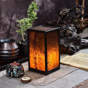 Decorbites™ Heckenstein Kerzenhalter: Antikes Dekoratives Bernstein-Tischleuchte