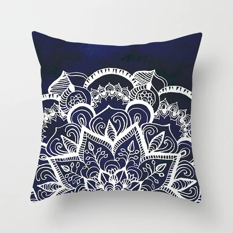 DecorBites™ Geometric Square Pillowcase Ethnic Retro Sofa Pillow Cover 45x45cm Home Decor
