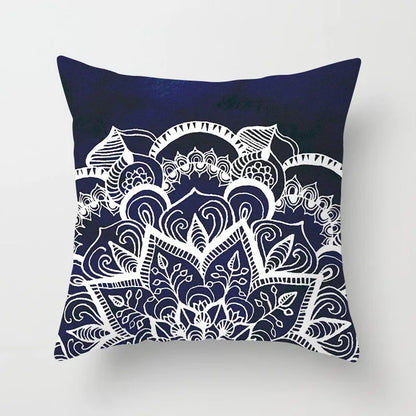 DecorBites™ Geometric Square Pillowcase Ethnic Retro Sofa Pillow Cover 45x45cm Home Decor