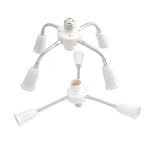 Decorbites™ E27-Fassungsteiler: Verstellbarer Mehrlicht-Birnenadapter