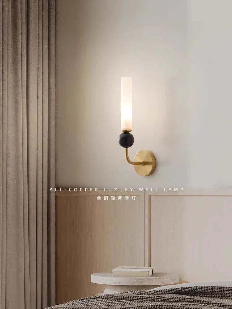 Decorbites™ Kupfer-Wandleuchte: Moderne nordische Marmor-Pendantleuchte für Wohnzimmer & Schlafzimmer