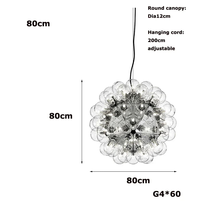 Decorbites™ Glas-Blase Kücheninsel-Hängelampe: LED-Hängeleuchten für das Esszimmer