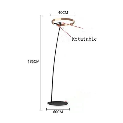 Decorbites™ kreisförmige Leucht-LED-Stehlampe für elegante Wohnräume