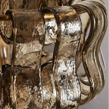 Decorbites™ Dunkelbraune Glas-Wandleuchter, LED-Dekoration für Wohnzimmer, Gang, Nachttisch