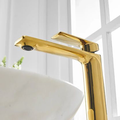 Decorbites™ Gold Einhebel-Waschtischarmatur Deckenversion Vintage Waschmischer