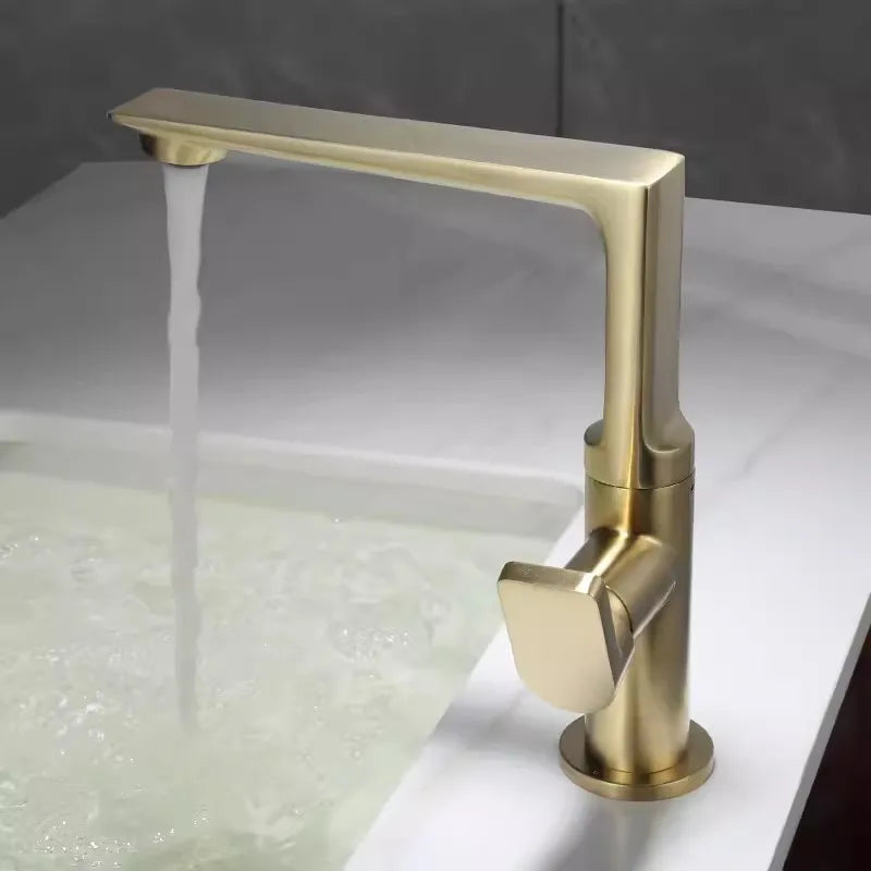 Gold Brass Mixer Faucet