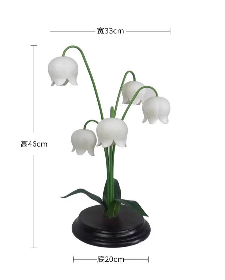Decorbites™ LED-Blümentischleuchte – Dekorative Schreibtischlampe für Schlafzimmer, Wohnzimmer, Arbeitszimmer