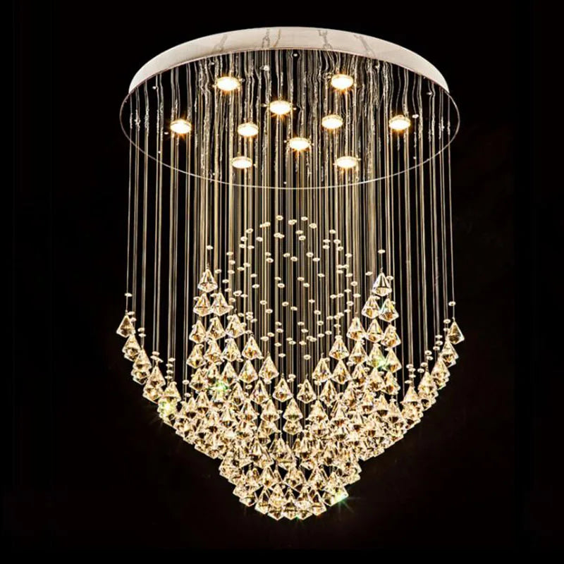 Decorbites™ Diamantkristall-Kronleuchter: Moderne LED-Beleuchtung für Wohnzimmer und Hotel