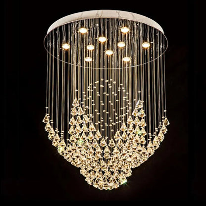 Decorbites™ Diamantkristall-Kronleuchter: Moderne LED-Beleuchtung für Wohnzimmer und Hotel