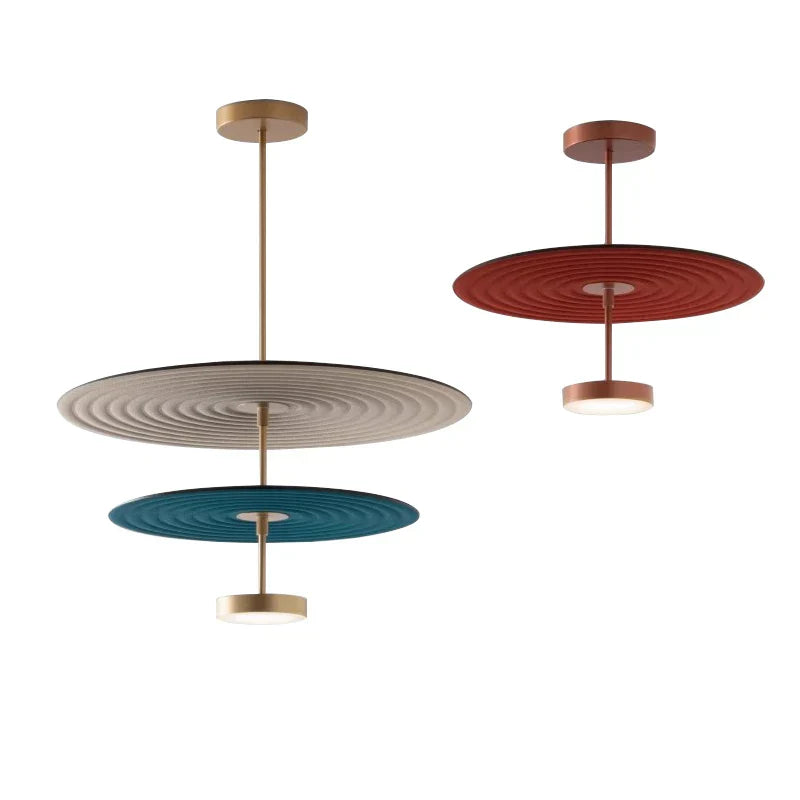 Decorbites™ Baumwollrunde LED-Hängeleuchten Grün Rot Kunstdekoration Büros Schlafzimmer