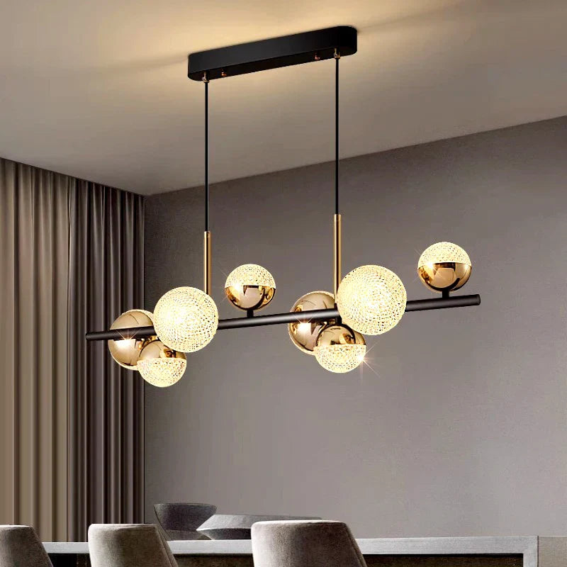 Silver LED Living Chandelier
