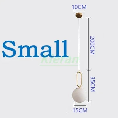 Decorbites™ Glas-Kugeln-LED-Kronleuchter für Schlafzimmer, Wohnzimmer und Restaurant