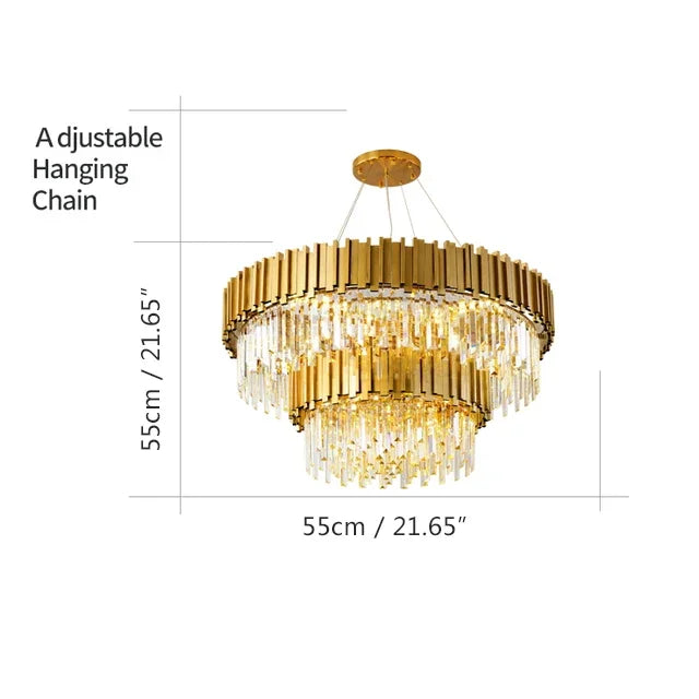 LED Crystal Ceiling Chandelier