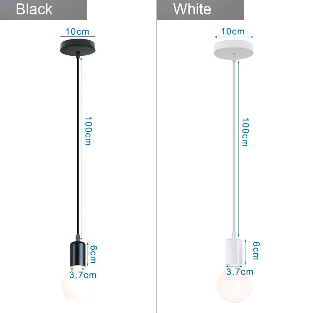 Decorbites™ Industrielle Loft-Hängeleuchte Pendellampe LED Edison Vintage Hängelampe