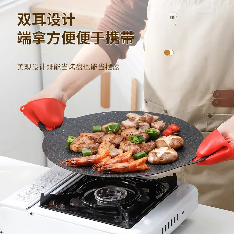 Decorbites™ Koreanischer Stil Octagon BBQ-Platte Antihaft-Grilltopf Bratpfanne Küchenzubehör