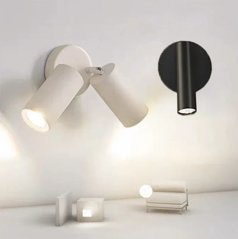 Gold Rotatable Aluminum Wall Lamp 2-Head