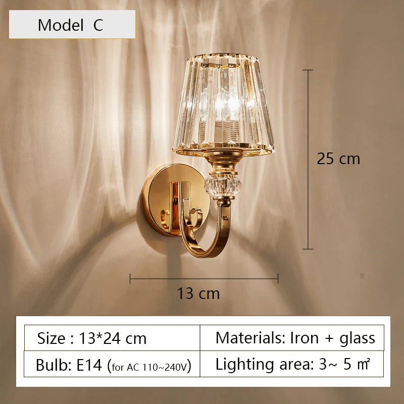Decorbites™ Glas-Schirm-Wandlampe: Modern minimalistisches nordisches Heimdekoration & Wohnzimmerbeleuchtung