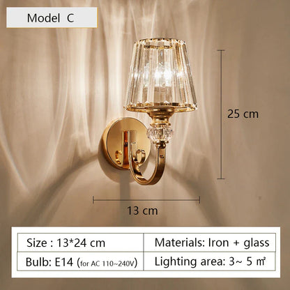 Decorbites™ Glas-Schirm-Wandlampe: Modern minimalistisches nordisches Heimdekoration & Wohnzimmerbeleuchtung