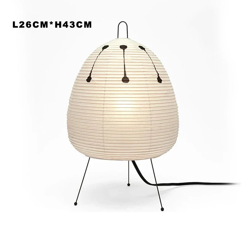 DecorBites™ Japanese Style Paper Floor Lamp for Home Décor and Lighting