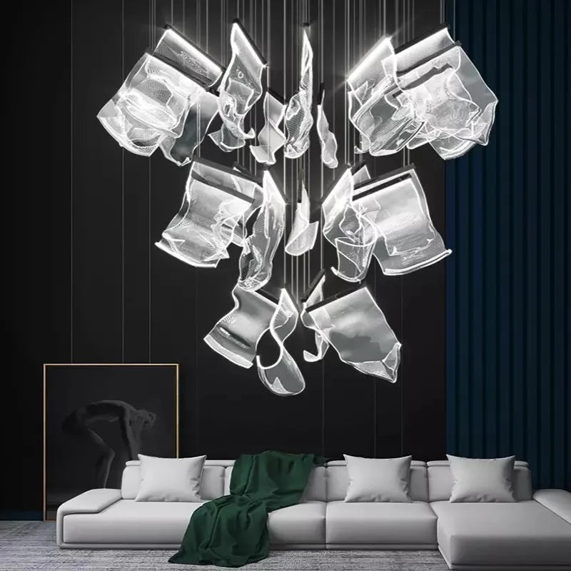 Decorbites™ LED-Lichtleiter-Deckenleuchter Modernes Novitätsdesign für Wohnzimmer-Dekor-Beleuchtung