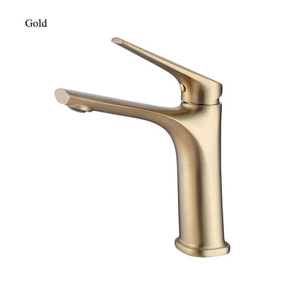 Decorbites™ Gold Schwarz Chrom Badezimmer Waschtisch Armatur, Einhebel Heiß-Kalt Mischbatterie