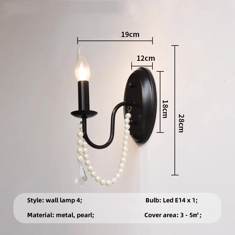 Decorbites™ Elegante Schwarze Kristall-Hängelampe für das Wohnzimmer