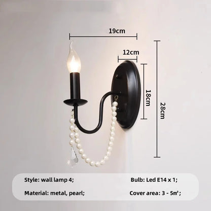 Decorbites™ Elegante Schwarze Kristall-Hängelampe für das Wohnzimmer